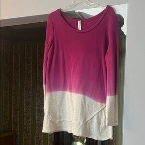 Women's Pink and Cream Top